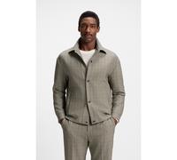 BOSS Surchemise Relaxed en tissu stretch à carreaux - Style C-Craig-Coach-253, 50546049 Beige à motif 102