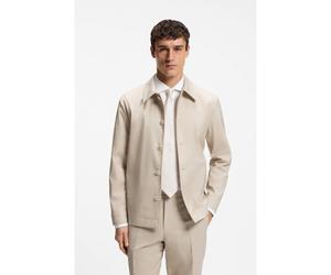 BOSS Surchemise Relaxed en tissu trois couches - Style L-Corvin-263, 50566401 Beige clair 44