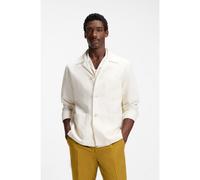 BOSS Surchemise Relaxed en twill uni - Style H-CAI-K-3P-262, 50567292 Naturel XL