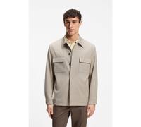 BOSS Surchemise Relaxed Fit en laine mélangée - Style L-Corvin-2FP-263, 50566419 Beige clair 52