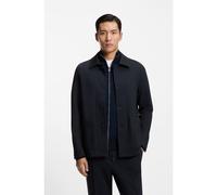 BOSS Surchemise Relaxed pliable en tissu stretch performant - Style P-Carper-J-WG-PK261F, 50554150 Bleu foncé 44