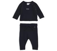 BOSS Survêtement deux pièces pour bébé avec boîte cadeau - Style J52538/84901M, J52538 Bleu foncé 67