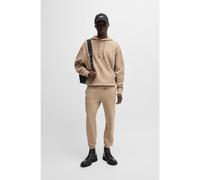 BOSS Survêtement en molleton de coton avec logos contrastés - Style TracksuitWesmallhood, 50541065 Beige XXXL