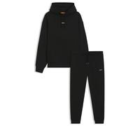 BOSS Survêtement en molleton de coton avec logos contrastés - Style TracksuitWesmallhood, 50541065 Noir XXXL