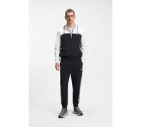 BOSS Survêtement Regular en coton stretch - Style SW_Colorblock HD TT, 50565904 Blanc / Bleu foncé M