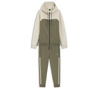 BOSS Survêtement Regular en coton stretch - Style SW_Colorblock HD TT, 50565904 Blanc / Vert XXXL