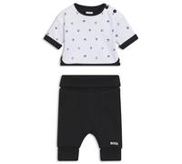 BOSS Survêtement réversible en coton avec logos pour bébé - Style J52491/09B01M, J52491 Noir 67