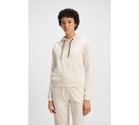 BOSS Sweat à capuche avec logo et cordons à rayures emblématiques - Style CP Stripe_Hoodie, 50524760 Naturel M