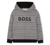 Boss J52357 Hoodie Gris 8 Years Garçon