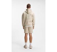 BOSS Sweat à capuche en coton mélangé avec graphique réfléchissant - Style SW_Globe Hood, 50558991 Beige clair XXXL