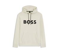 BOSS Sweat à capuche en coton mélangé avec logo moulé - Style Soody Zone, 50551457 Naturel L