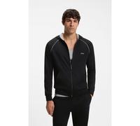 BOSS Sweat à capuche en coton stretch - Style Mix&Match Jacket H, 50515392 Noir L
