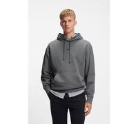 BOSS Sweat à capuche en molleton de coton avec logo contrastant - Style WeSmallhood, 50514530 Gris XL