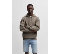 BOSS Sweat à capuche en molleton de coton avec logo contrastant - Style WeSmallhood, 50514530 Marron 6XL