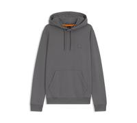 BOSS Sweat à capuche en molleton de coton avec patch logo - Style Wetalk, 50509314 Gris L