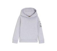 BOSS Sweat à capuche en polaire de coton mélangé à logo appliqué pour enfant - Style J52354/A3214A, J52354 Gris chiné 162