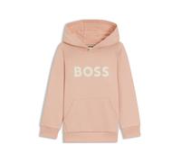BOSS Sweat à capuche en polaire de coton mélangé à logo imprimé pour enfant - Style J52351/44S04A, J52351 Rose clair 114