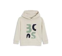 Hugo Boss – Sweat à capuche enfant J52972/21C04A polaire logo graphique Beige clair 114