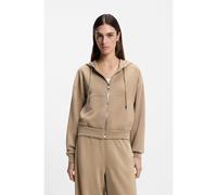 BOSS Sweat à capuche Oversize zippé avec logo brodé - Style C_Elijak, 50547813 Beige XL