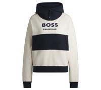 BOSS Sweat à capuche pour l’équitation en coton stretch italien - Style FAYE HOODIE SIGNATURE, B6W1203 Fantaisie M