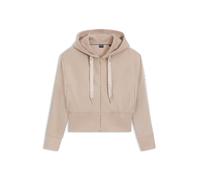 BOSS Sweat à capuche zippé avec bande monogramme - Style B Texture_Jacket H., 50545635 Beige clair M