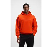 BOSS Sweat à capuche zippé collection Porsche x BOSS en coton mélangé à logo Targa - Style C-Stevens 197_PS, 50543660 Orange foncé XS