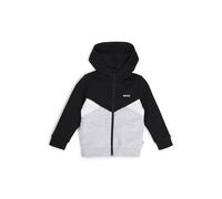 BOSS Sweat à capuche zippé color block avec logo pour enfant - Style J51118/A3208A, J51118 Gris 126