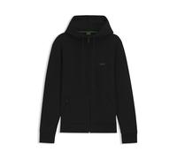 Hugo Boss Sweat à capuche zippé Saggy coton stretch logo imprimé Noir L