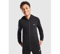 BOSS Sweat à capuche zippé en polaire à petit logo Junior - Noir 12Y