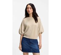 BOSS Sweat à coupe oversize avec manches ballon courtes - Style C_Etami, 50556383 Beige clair M