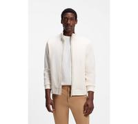BOSS Sweat en coton à encolure zippée - Style H-Shepherd 80, 50565602 Naturel XL