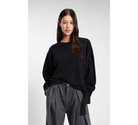 BOSS Sweat en coton mélangé avec lien - Style Essega, 50550338 Noir S