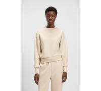 BOSS Sweat en coton mélangé avec monogramme Double B - Style Einora, 50534558 Beige clair M