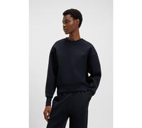BOSS Sweat en coton mélangé avec monogramme Double B - Style Einora, 50534558 Bleu foncé XS