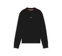 BOSS Sweat en molleton avec logo imprimé - Style WeSmallcrew, 50514541 Noir S