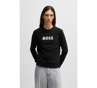 BOSS Sweat en molleton de coton avec logo contrastant - Style C_Elaboss_6, 50501154 Noir XS