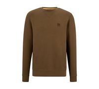 BOSS Sweat en Molleton De Coton avec Patch Logo