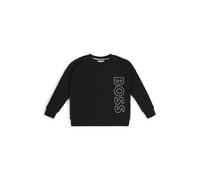 BOSS Sweat en polaire de coton mélangé avec logo vertical pour enfant - Style J51192/09B04A, J51192 Noir 138
