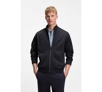 BOSS Sweat Regular avec ruban en jacquard ton sur ton - Style SW_Union Tape FZ, 50564098 Bleu foncé M