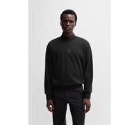 BOSS Sweat Relaxed en coton à double monogramme B - Style C-Soleri 1895_HC, 50527667 Noir L