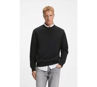 BOSS Sweat Relaxed en molleton de coton avec logo brodé - Style We_Logo, 50567420 Noir L
