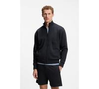 BOSS Sweat Relaxed en molleton haut de gamme - Style SW_Collar Full Zip, 50564104 Bleu foncé XXL