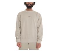 Boss - SweaT-shirt à col rond uni avec logo - Homme - Sweatshirts et sweats à capuche - Beige - Taille: L