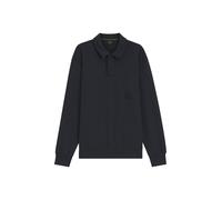 BOSS Sweat Relaxed Fit en molleton à col polo - Style SW_Placket Polo, 50564114 Bleu foncé S