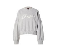 BOSS Sweat-shirt 'C_Easton' gris / blanc, Taille S