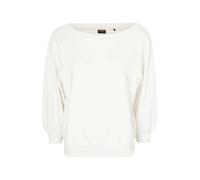 BOSS Sweat-shirt 'C_Emay' argent / blanc, Taille L