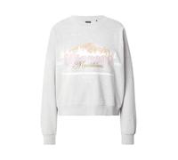 BOSS Sweat-shirt 'Eland' beige / gris clair / lilas / blanc, Taille L