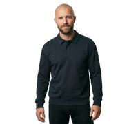 BOSS Sweat Relaxed Fit en molleton à col polo - Style SW_Placket Polo, 50564114 Bleu foncé XXL