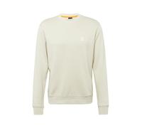 BOSS Sweat-shirt 'Westart' beige clair / blanc naturel, Taille L