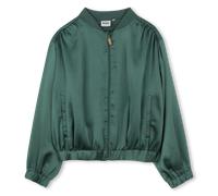 Boss - Sweat Zippé À Capuche - Vert Sapin - Fille - 8 Ans